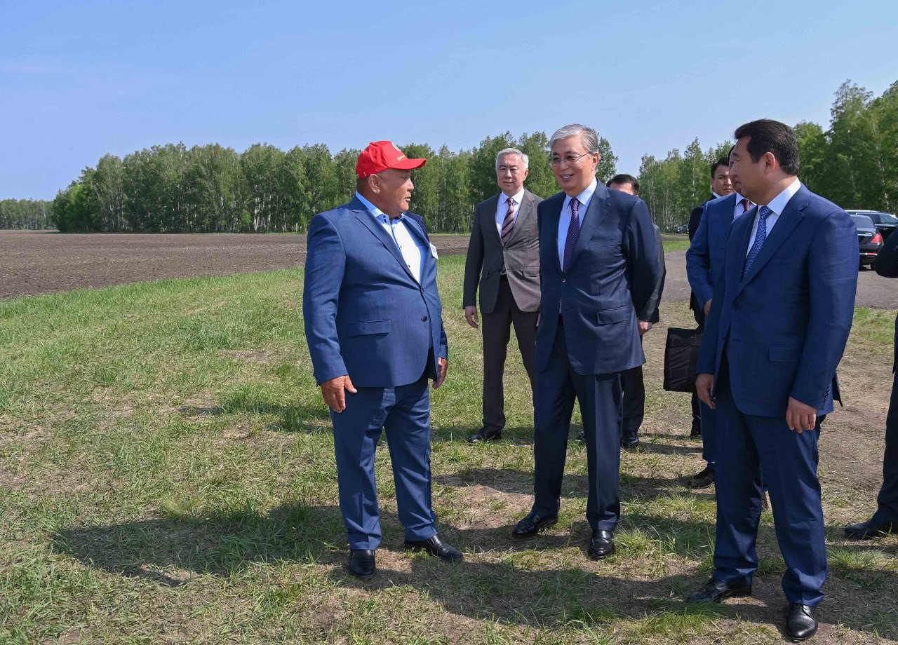 Мемлекет басшысы Солтүстік Қазақстан облысындағы көктемгі егіс науқанымен танысты